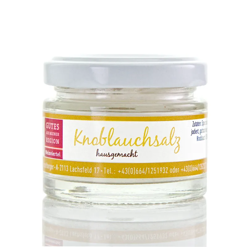 Ein Gläschen Knoblauchsalz