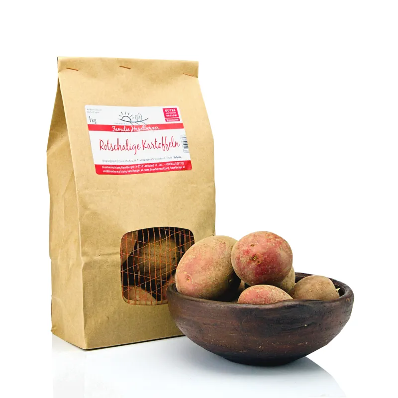Ein Sackerl Rotschalige Kartoffeln